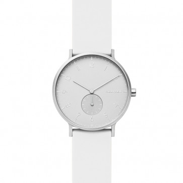 Uhrenarmband Skagen SKW6520	 Silikon Weiss 20mm