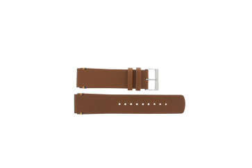 Uhrenarmband Skagen SKW6872 Leder Braun 22mm