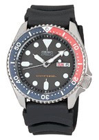 Uhrenarmband Seiko SKX009J1 / 7S26-0020 / R002031J0 Kautschuk Schwarz 22mm