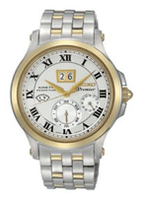 Uhrenarmband Seiko Premier / SNP042P1 / 7D48-0AG0 03B / M0NB111C0 Stahl Zweifarbig 20mm