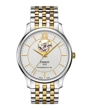 Uhrenarmband Tissot T0639072203800A / T063907 / T605036736 Rostfreier Stahl Zweifarbig