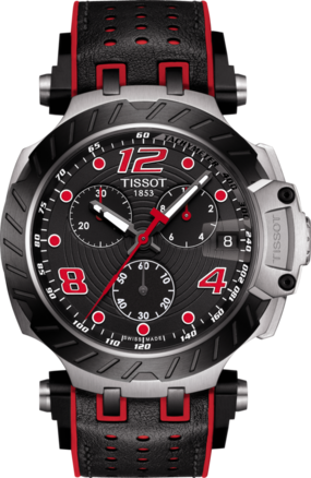 Uhrenarmband Tissot T1154172705702 / T603045116 Kautschuk Schwarz 22mm