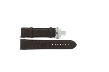 Horlogeband Tissot T035.627.16.031.00 / XL / T600041158 Leder Bruin 24mm