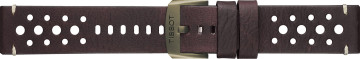 Uhrenarmband Tissot T1166173605702A / T600048064 Leder Braun 22mm