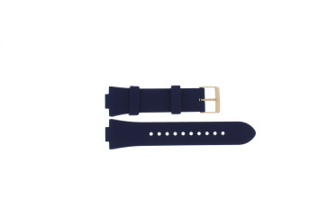 Uhrenarmband Guess W0149L5 Silikon Blau 11mm