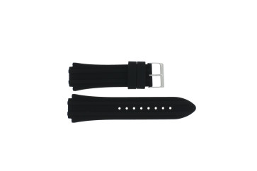 Uhrenarmband Guess W0674G3 / Force Kautschuk Schwarz 19mm