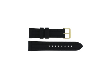 Uhrenarmband Guess W0798G3 / Jet Men s Sport Kautschuk Schwarz 22mm