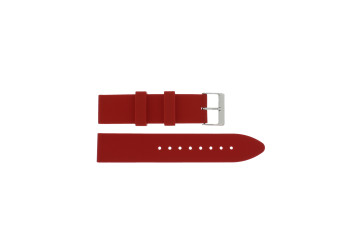Uhrenarmband Guess W0911L9 / G-Twist Kautschuk Rot 20mm