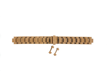 Uhrenarmband Guess W0987L3 Stahl Rosé 16mm