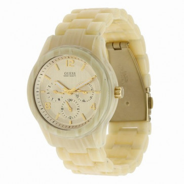 Guess Uhrenarmband W13572L2 Kunststoff Beige