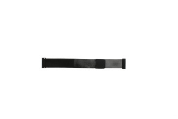 Uhrenarmband Universal WD017B.16 Milanese Schwarz 16mm