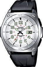 Uhrenarmband Casio WVQ-200-HE / 10216031 Kunststoff Schwarz 20mm