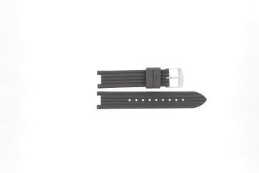 Horlogeband GC watches Y16006L5 Rubber Grijs 9mm