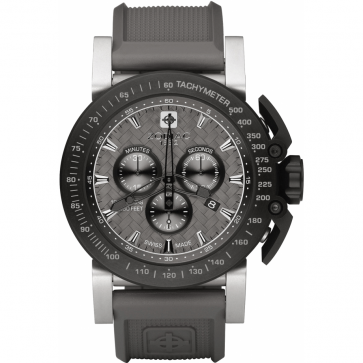 Uhrenarmband Zodiac ZO8522 Kautschuk Grau 24mm