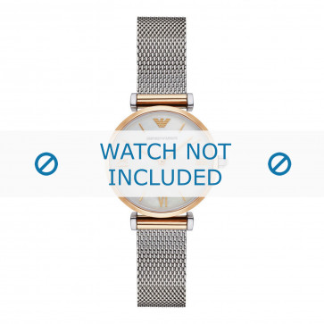 Uhrenarmband Armani AR2068 Stahl 14mm