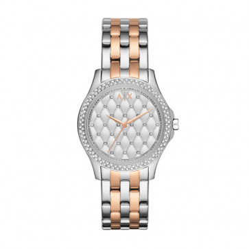 Uhrenarmband Armani Exchange AX5249 Stahl Zweifarbig 18mm