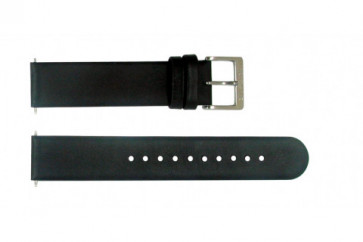 Uhrenarmband Mondaine BM20029 Leder Schwarz 18mm