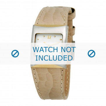 Uhrenarmband Boccia 3120-03 (BO3120-03-40BG) Leder Beige