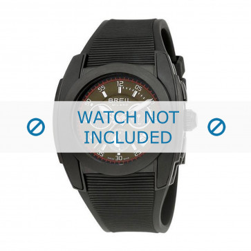 Breil Uhrenarmband BW0379 Kunststoff Schwarz