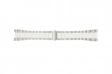 Breil Uhrenarmband BW0224 Stahl Weiß 27mm 