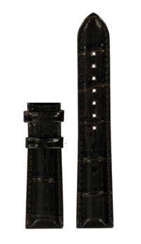 Uhrenarmband Certina C017.410.16.037.01 / C610018334 Leder Dunkelbraun 18mm