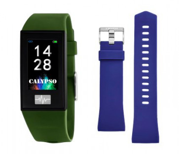 Uhrenarmband Smartwatch Calypso K8500-8 Kunststoff Blau 13mm