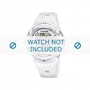 Calypso Uhrenarmband K5610-1 Kunststoff Weiss