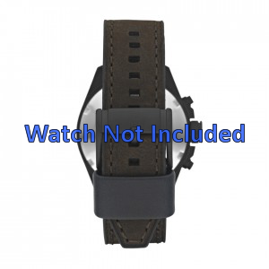 Fossil Uhrenarmband CH2804 Leder Braun 22mm + braunen nähte
