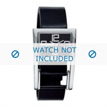 Uhrenarmband Dolce & Gabbana 3719251215 Leder Schwarz 18mm