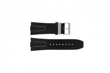 Davis Uhrenarmband BB0583 Leder Schwarz 30mm 