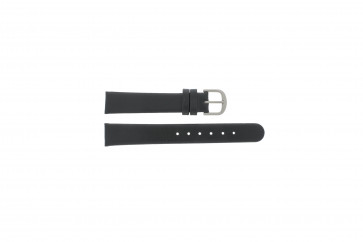 Danish Design Uhrenarmband ADDBLXL13 Leder Schwarz 13mm 