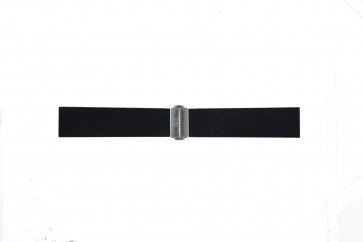 Davis Uhrenarmband BB0881 Gummi Schwarz 22mm 