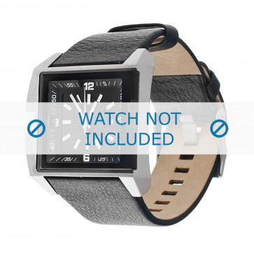 Uhrenarmband Diesel DZ1342 Leder Schwarz 32mm