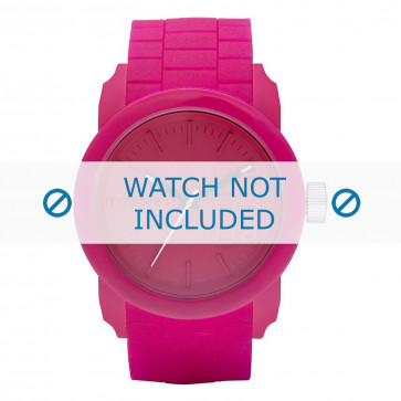 Diesel Uhrenarmband DZ1439 Silikon Rosa 24mm