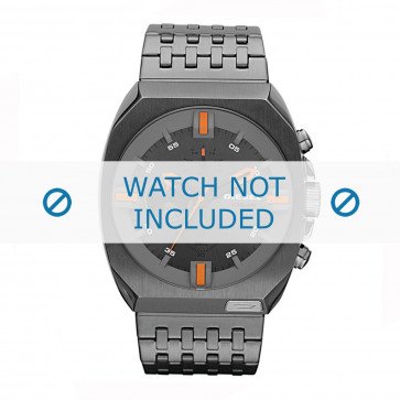 Diesel Uhrenarmband DZ4264 Rostfreier Stahl Silber 27mm