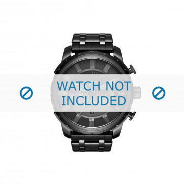 Diesel Uhrenarmband DZ4349 Rostfreier Stahl Schwarz 26mm