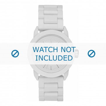 Diesel Uhrenarmband DZ5262 Silikon Weiss 20mm