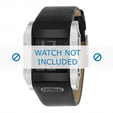 Diesel Uhrenarmband DZ7076 Leder Schwarz