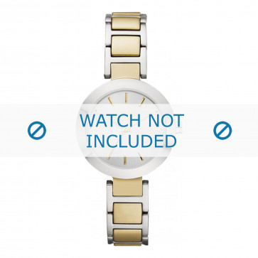 DKNY Uhrenarmband NY8747 Rostfreier Stahl Gold 28mm