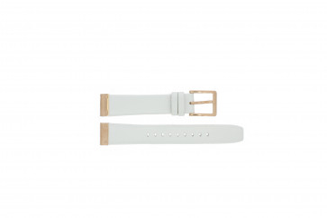Uhrenarmband DKNY NY8516 Leder Weiss 18mm