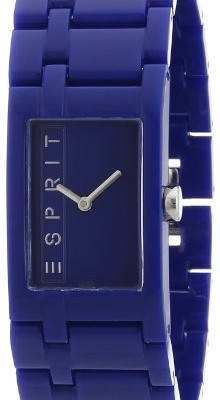 Uhrenarmband Esprit ES103362 Stahl Blau 18mm