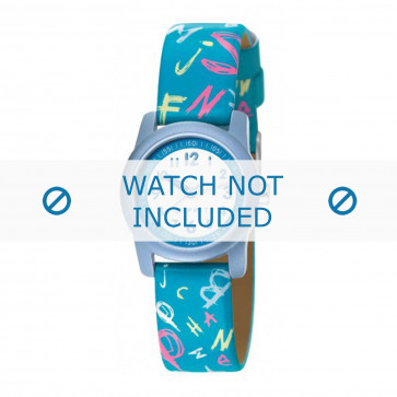 Esprit Uhrenarmband 000FA4 / 000FA4029 / ES000FA4-40BL Leder Blau