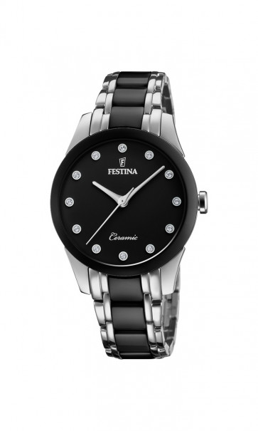 Uhrenarmband Festina F20499-3 Stahl Zweifarbig 17mm