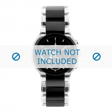 Jacques Lemans Uhrenarmband 1-1580A Keramik Silber