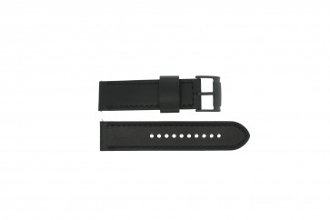 Uhrenarmband Fossil JR1520 Leder Schwarz 24mm