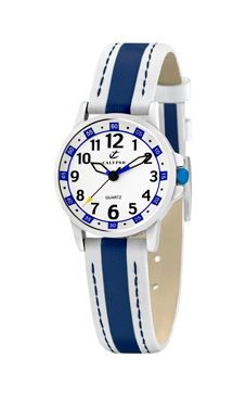 Uhrenarmband Calypso k5212-1 Leder Blau