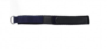 Klettband uhrenarmband dunkel blau 14mm 