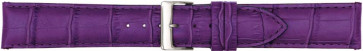 Uhrenarmband Poletto 454.17A.16 Leder Violett 16mm