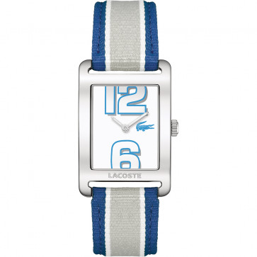 Uhrenarmband Lacoste 2000693 / LC-51-3-14-2261 Leder Blau 20mm