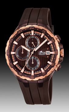 Uhrenarmband Lotus 18187 Kautschuk Braun